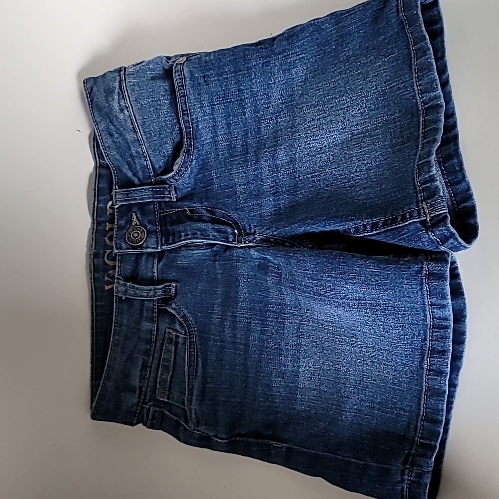 V-Gold Girls Denim Shorts.